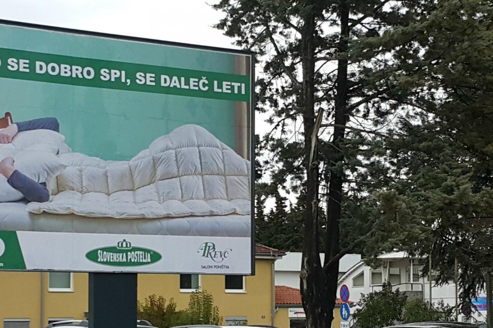 Jumbo oglas Slovenske postelje