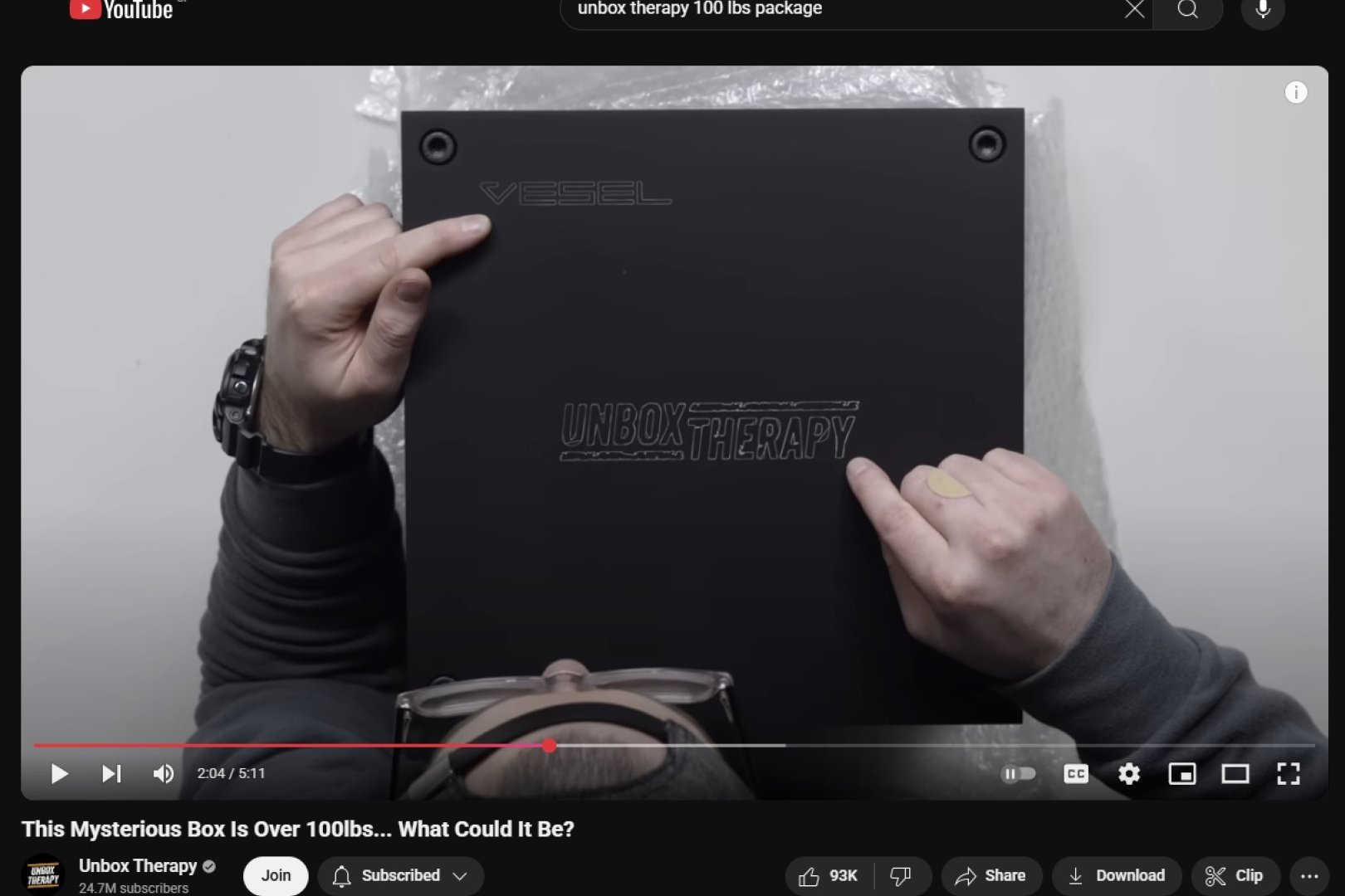 Slovenec na Unbox therapy